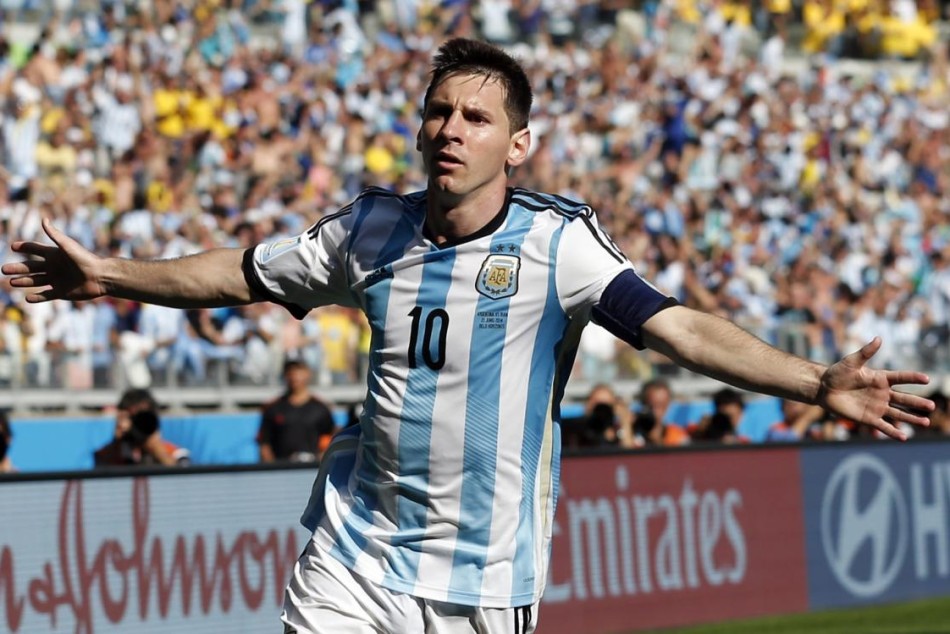 4528 | Lionel Messi festeja su último gol frente al seleccionado de Irán - www.losandes.com.ar