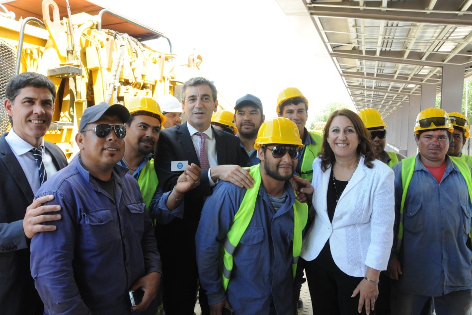 19012 | Fein y Randazzo durante recorrida por el Apeadero Sur - Dir. Gral. de Comunicación Social (Silvio Moriconi - archivo)