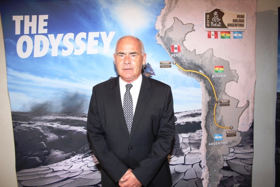 26816 | El Ministro Enrique Meyer en el anuncio en Francia del Dakar 2016 - prensa.argentina.ar