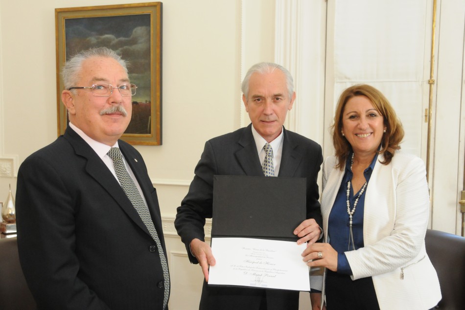 48248 | Visita del sr Marek Pernal Embajador de Plonia - Franco Trovato Fuoco / Dir Gral de Comunicación Social.