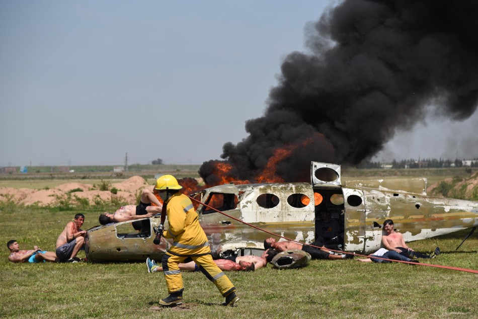62633 | Simulacro Defensa civil - Dir. Gral. de Comunicación Social (Silvio Moriconi)