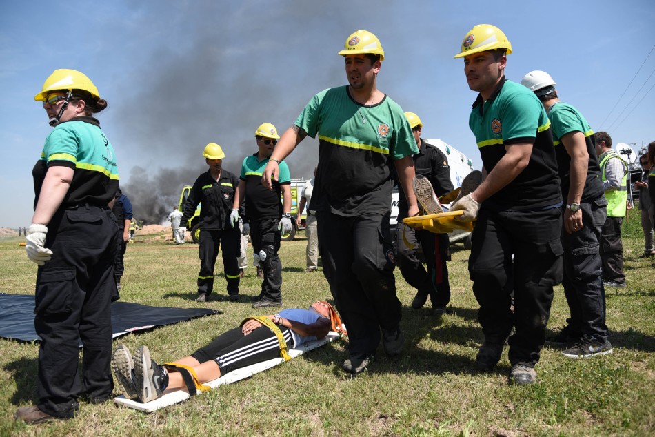 62638 | Simulacro Defensa civil - Dir. Gral. de Comunicación Social (Silvio Moriconi)