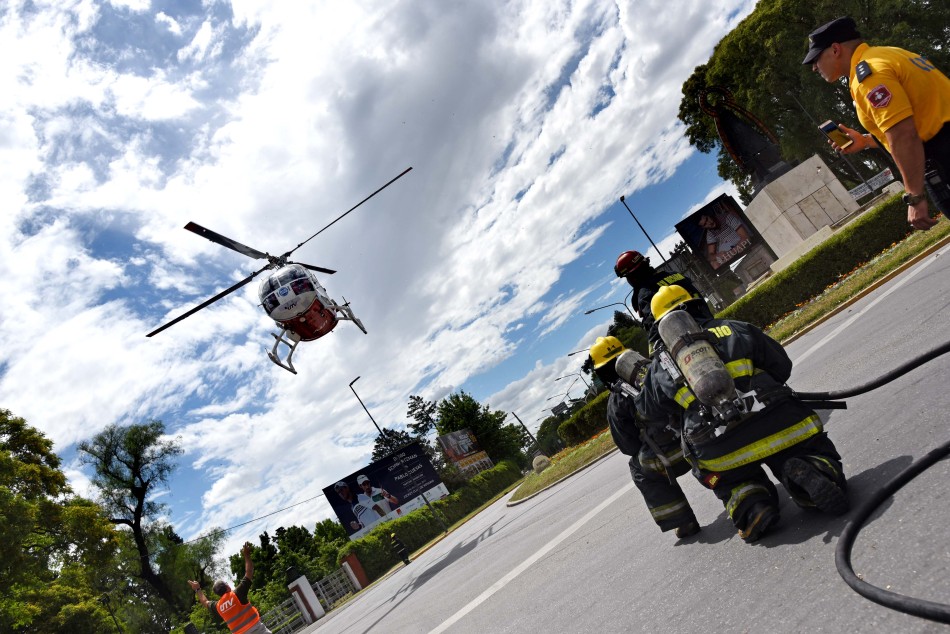 114964 | Simulacro Emergencia Cordoba y Wilde - Dir. Gral. de Comunicación Social (Marcelo Beltrame)