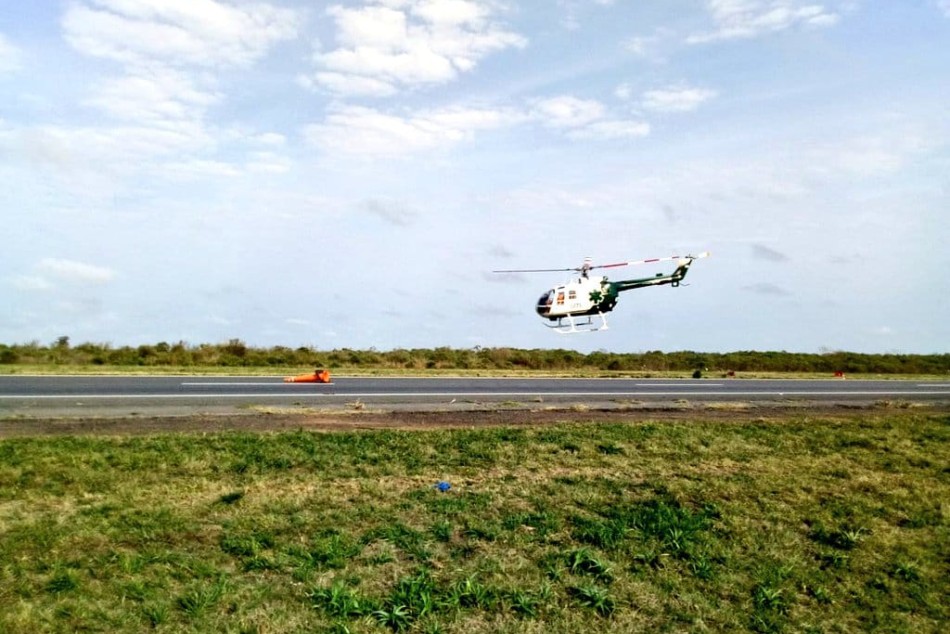 157571 | Operativo sanitario tras siniestro vial en la autopista -