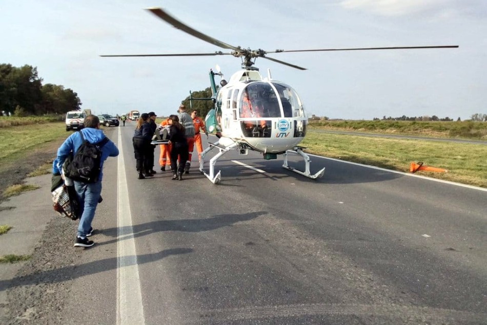 157575 | Operativo sanitario tras siniestro vial en la autopista -