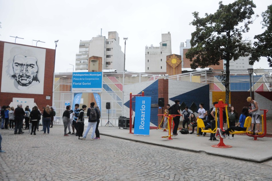 161006 | Inauguración obras playon Plaza de la Cooperación - Chiara Cucurullo. Subsecretaría de Comunicación Social. Subsecretaría de Comunicación Social