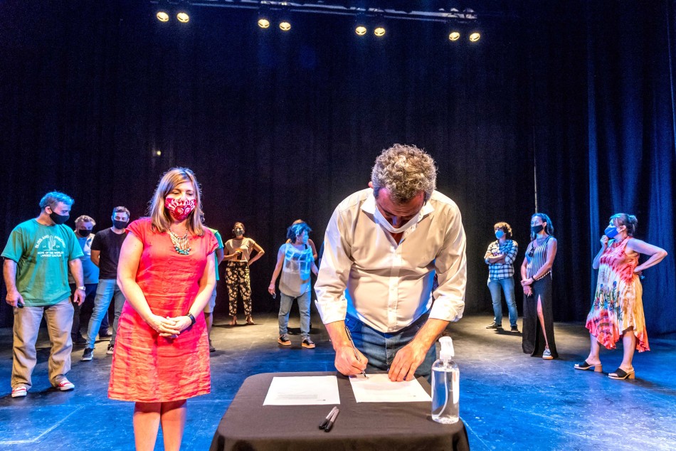 291972 | Firma del Convenio con ATIR - Teatros Independientes - Subsecretaría de Comunicación Social (Marcelo Beltrame)