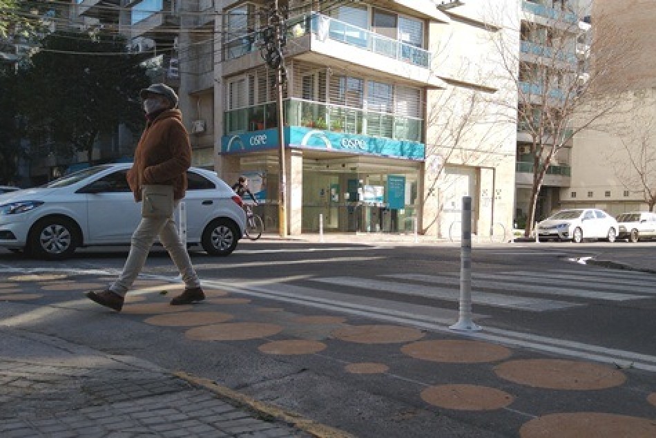 318813 | Avanzan los trabajos en Cruces Seguros y sendas peatonales -