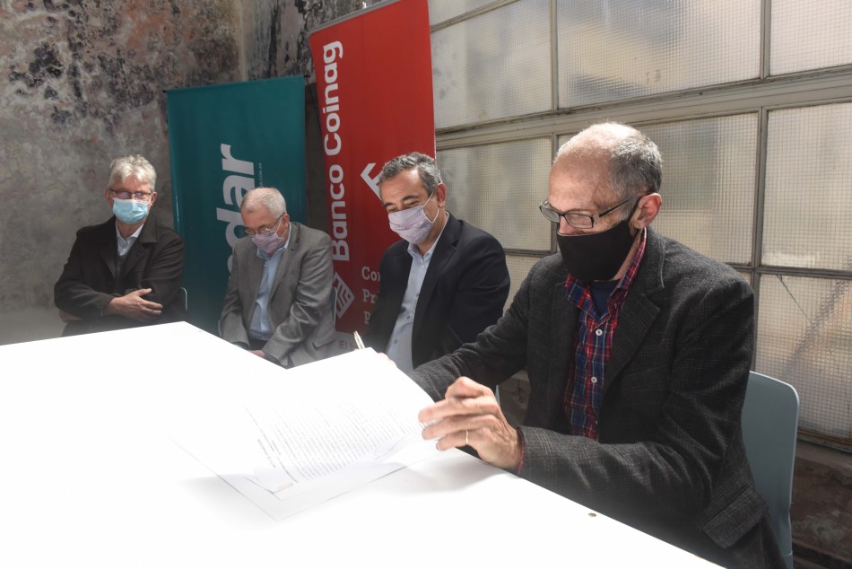 321488 | Firma Acta de donación con FUNDAR y Banco COINAG restauración Casa Vanzo - Subsecretaría de Comunicación Social (Silvio Moriconi)