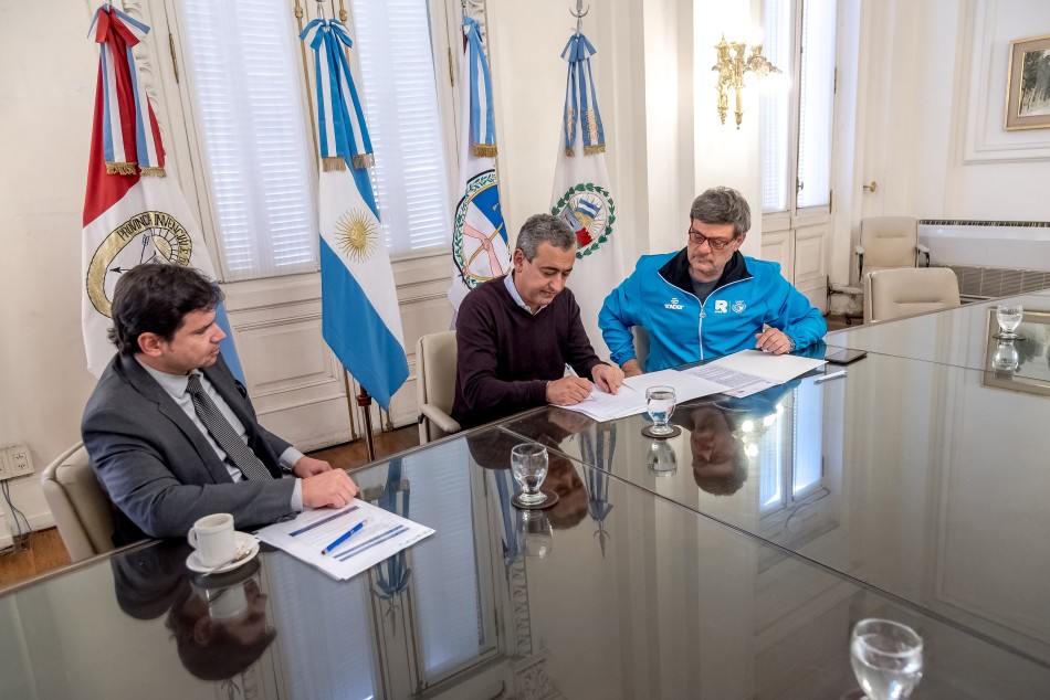 359445 | Firma Convenio Bicicletas Cargo Publicas - Subsecretaría de Comunicación Social (Marcelo Beltrame)