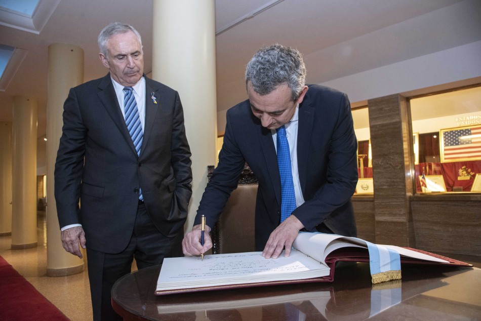 378822 | Javkin reciió al embajador de EEUU Marc Stanley - Subsecretaría de Comunicación Social (Silvio Moriconi)