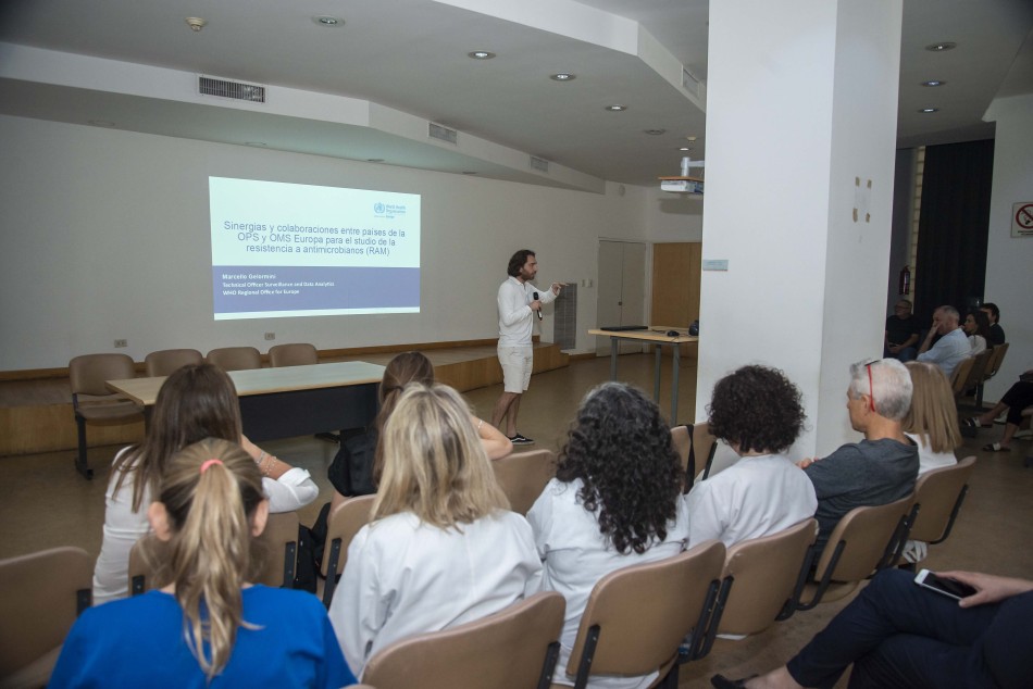 393927 | Especialista de la OMS realizó una charla sobre la resistencia a los antibióticos - Sec. de Salud Pública (Guillermo Fernández)