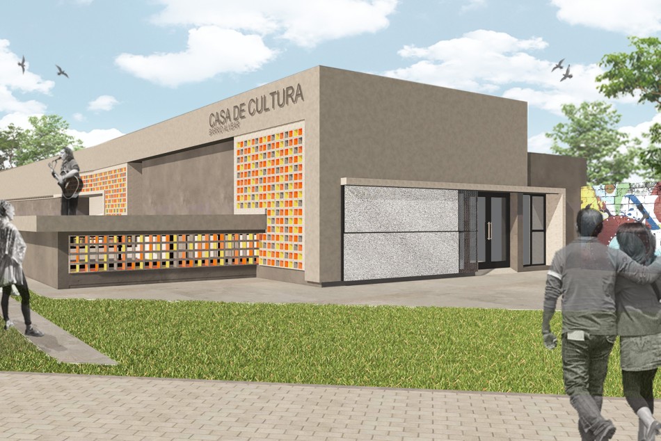 417340 | Renders Casa de la Cultura Barrio Alvear - Municipalidad de Rosario