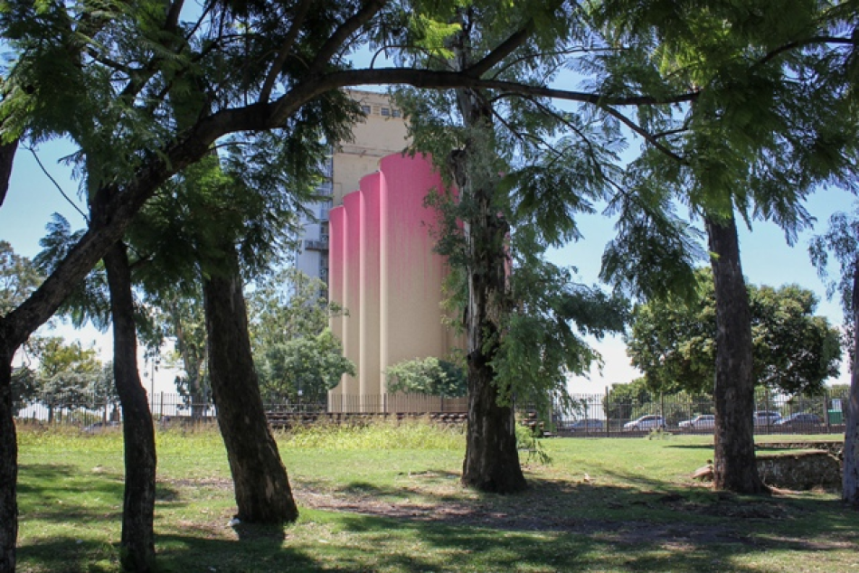 444338 | Se conocieron los proyectos ganadores para el nuevo diseño de pintura exterior del macro - Montaje