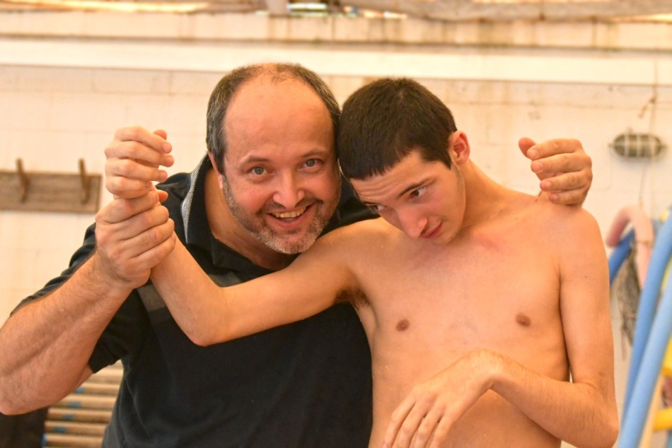 448067 | Se realizaron pruebas adaptadas y juegos acuáticos de natación - Mariela Aronna - Secretaría de Deporte y Turismo