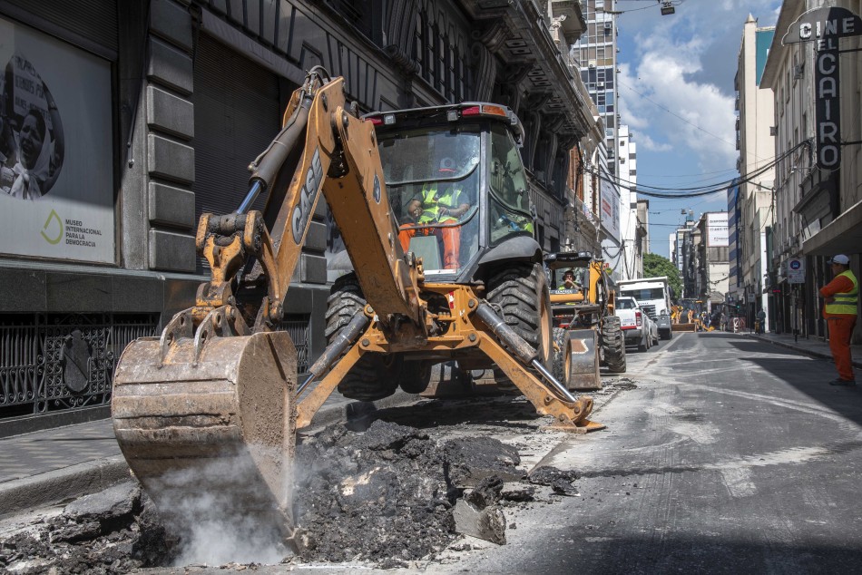 464603 | Inicio obra calle Santa Fe - Subsecretaría de Comunicación Social (Silvio Moriconi)