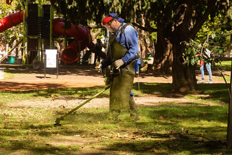 483669 | El municipio intensifica tareas de desmalezado en espacios verdes y vía pública - Secretaría de Ambiente y Espacio Público (Juan Pablo Allegue)