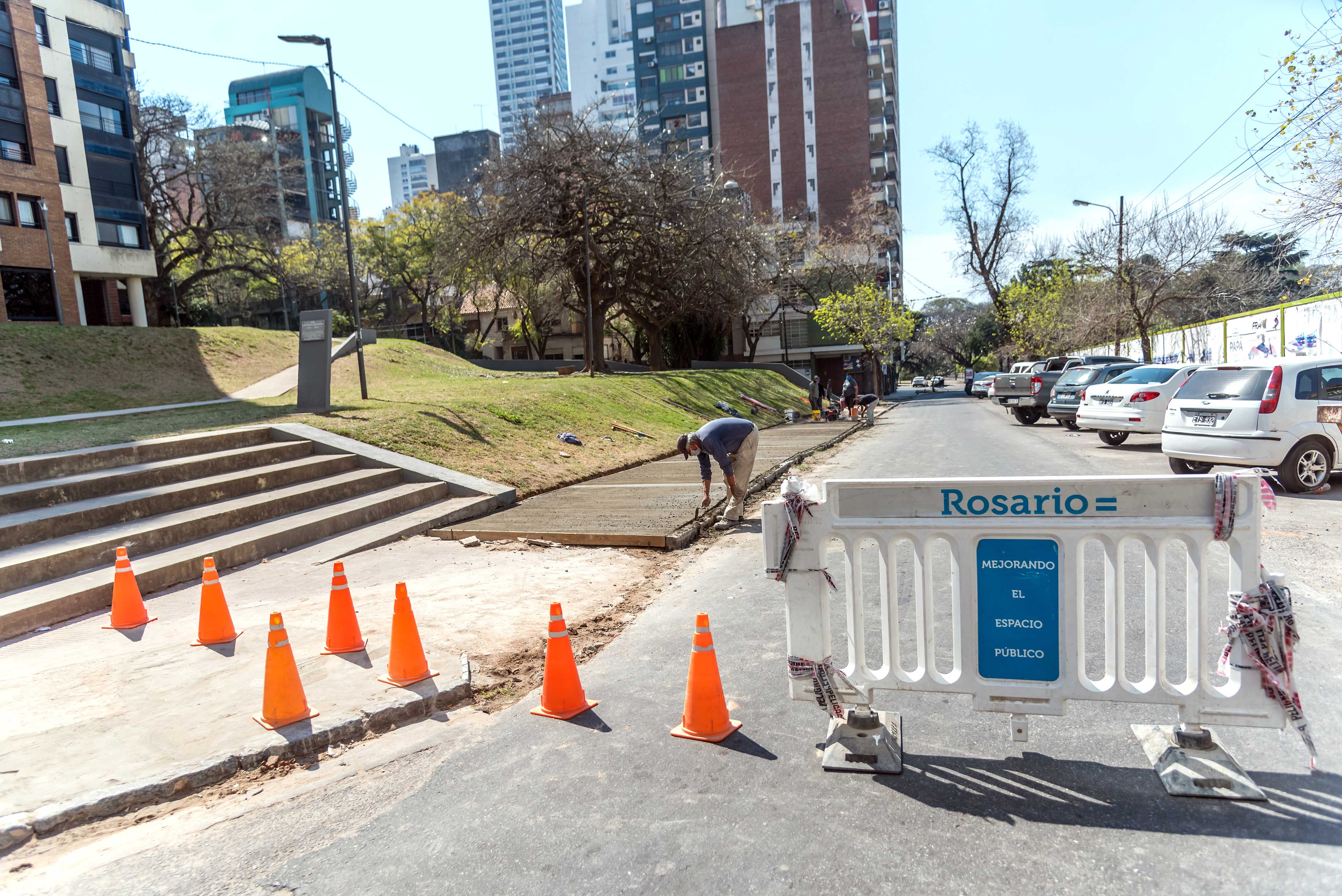 Noticias MR | Avanzan las obras de mejoras de veredas y senderos peatonales